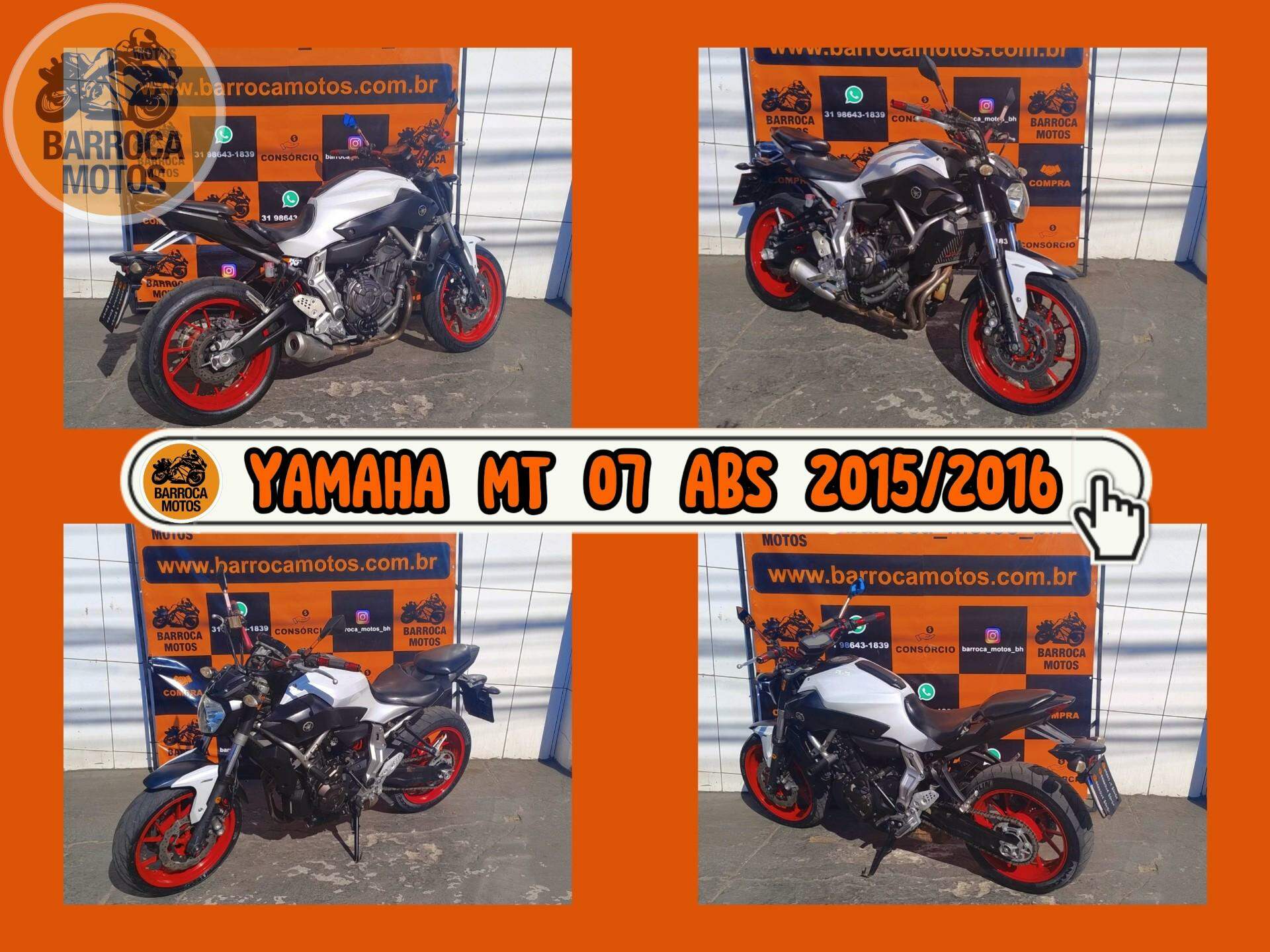 Yamaha MT 07 ABS 2016 Barroca Motos Belo Horizonte MG